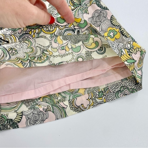 Liberty of London for Target 100% Cotton Earth Tones Neutral Floral Dress Size S - Picture 2 of 8